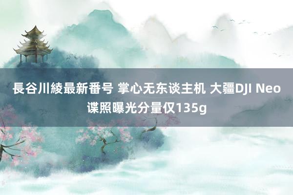 長谷川綾最新番号 掌心无东谈主机 大疆DJI Neo谍照曝光分量仅135g