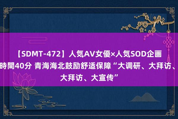 【SDMT-472】人気AV女優×人気SOD企画 女優祭7時間40分 青海海北鼓励舒适保障“大调研、大拜访、大宣传”